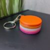 Porte-clef boite à bagues lesbian-flag